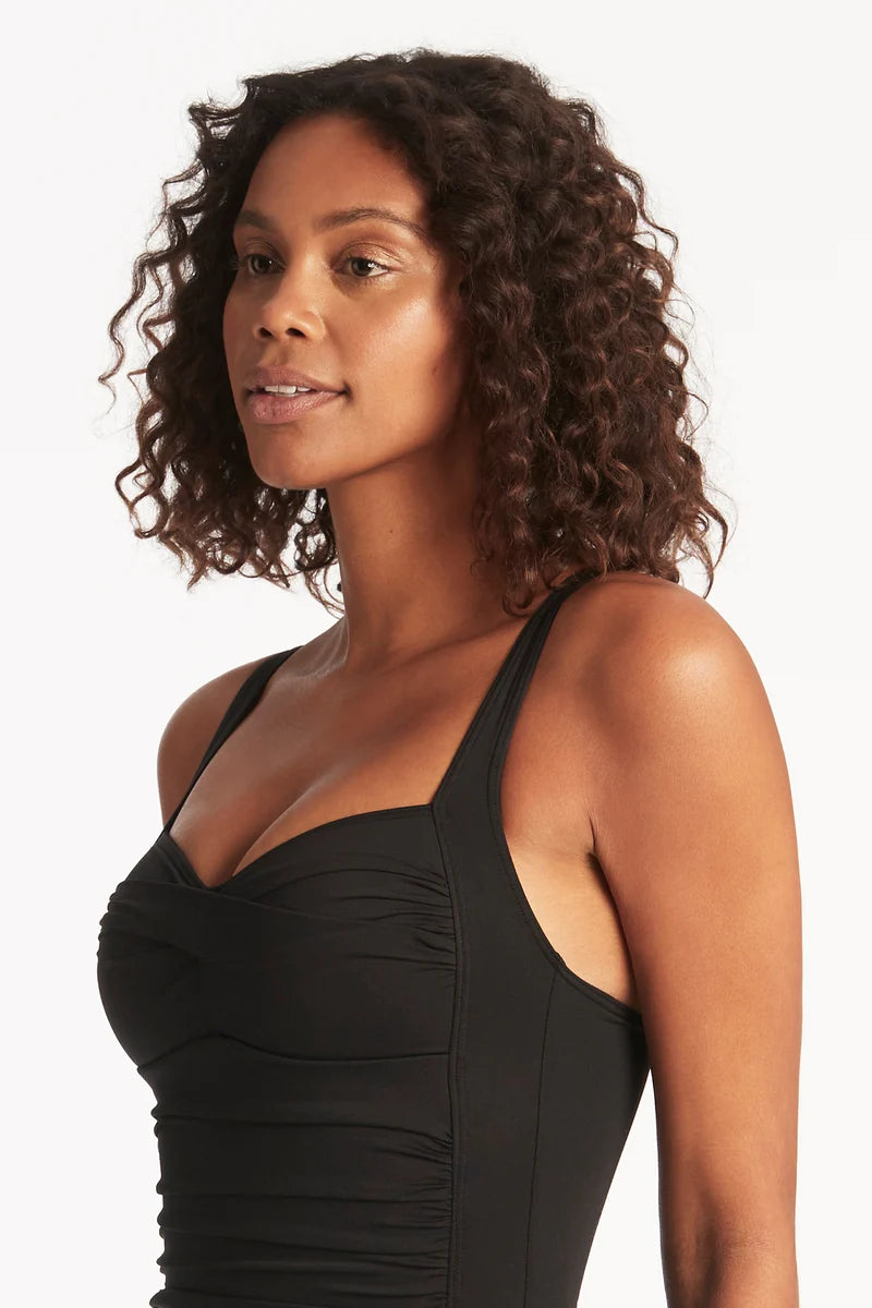 Sea Level - Essentials Twist Front Multifit One Piece - Larx