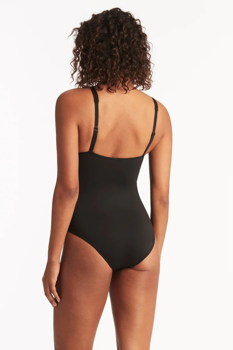 Sea Level - Essentials Twist Front Multifit One Piece - Larx