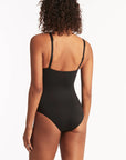 Sea Level - Essentials Twist Front Multifit One Piece - Larx