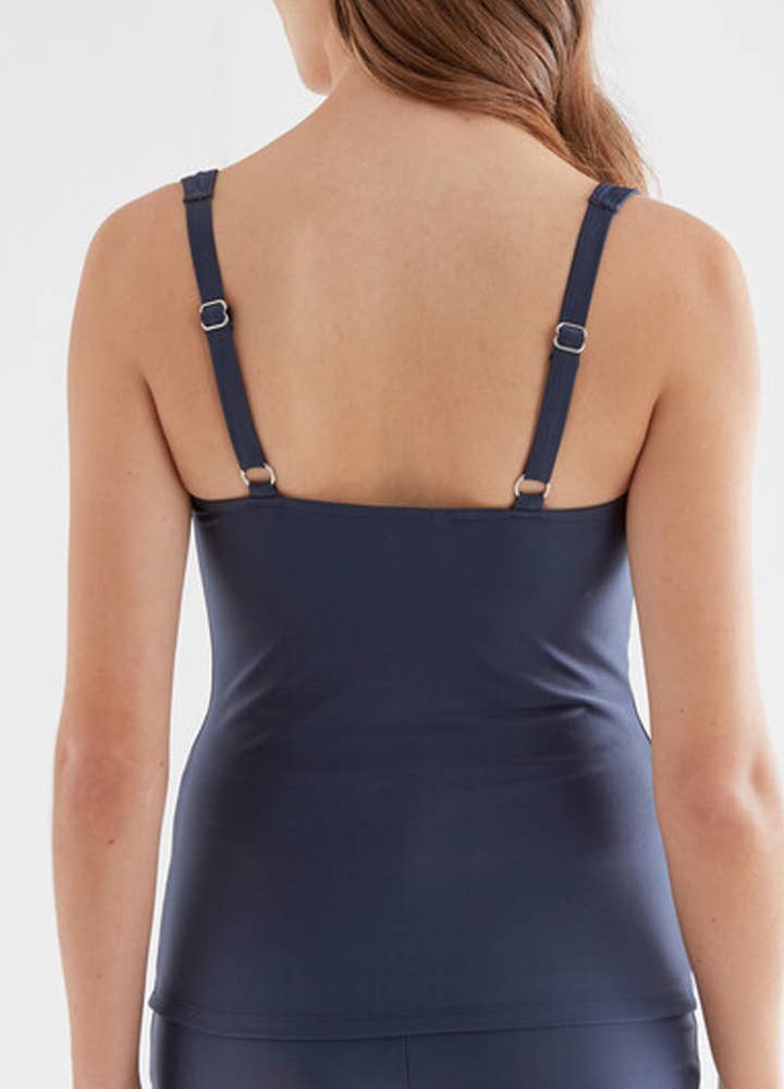 La Sculpte - Sustainable Tankini Top Ink