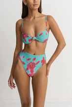 Load image into Gallery viewer, Rhythm - Inferna Floral Knotted Bandeau Top
