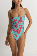 Load image into Gallery viewer, Rhythm - Inferna Floral Scrunched Side One Piece
