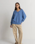 Rhythm - Moonstone Oversized V Neck