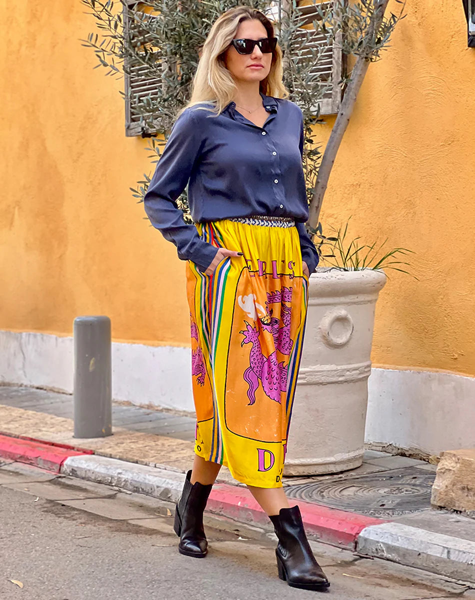 ME369 - Alexa Printed Skirt