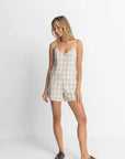 Rhythm - Rumi Check Romper