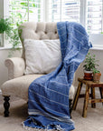 Turkish Beach Towel - Dark Blue