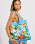 Seafolly - Viva Vacation Tote Bag Powder Blue