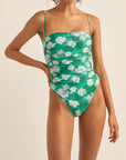 Rhythm - Bonita Floral Scrunched Side One Piece