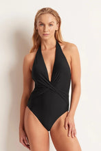 Load image into Gallery viewer, Monte &amp; Lou - ML Separates Plunge Halter One Piece
