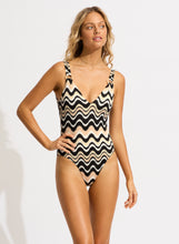 Load image into Gallery viewer, Seafolly - Neue Wave V Neck One Piece
