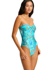 Seafolly - La Mer Twist Bandeau One Piece