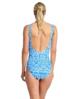 Jantzen - Bazaar Gathered Surplice One Piece Blue