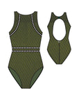 Baku - Rococco High Neck One Piece