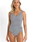 Jantzen - Chains Gathered Surplice One Piece