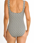 Jantzen - Chains Mesh High Neck Mastectomy One Piece