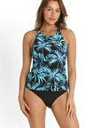 Sunseeker - Pina Colada High Neck Singlet