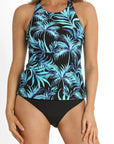 Sunseeker - Pina Colada High Neck Singlet