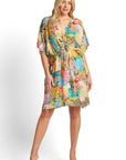 Sunseeker - Papaya Vee Mini Kaftan