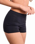 Sunseeker - Basix High Waisted Boyleg Pant Black