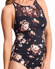 Jantzen - Hartland High Neck Cross Strap Mastectomy One Piece