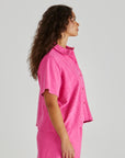 Sass - Codi Shirt Pink Zig Zag