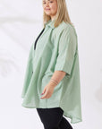 Noosa Shirt - Sage Green