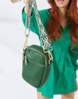 Vegan PU Leather Palm Springs Phone Bag - Jungle Green
