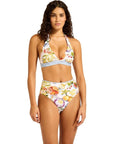 Seafolly - Riviera Coast Reversible Multifit Longline Tri Top White