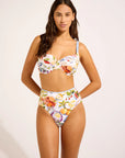 Seafolly - Riviera Coast High Waisted Pant White