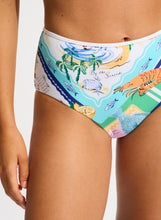 Load image into Gallery viewer, Seafolly - Wish You Were Here High Waisted Bikini Bottom
