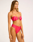 Seafolly - Coastline High Cut Pant Flame