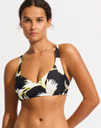 Seafolly - Birds of Paradise DD Sweetheart Halter Bikini Top