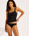 Seafolly - S.Collective Square Neck Tankini Black