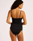 Seafolly - S.Collective Square Neck Tankini Black