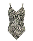 Olympia - Beige/Black C Cup One Piece