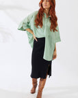 Noosa Shirt - Sage Green