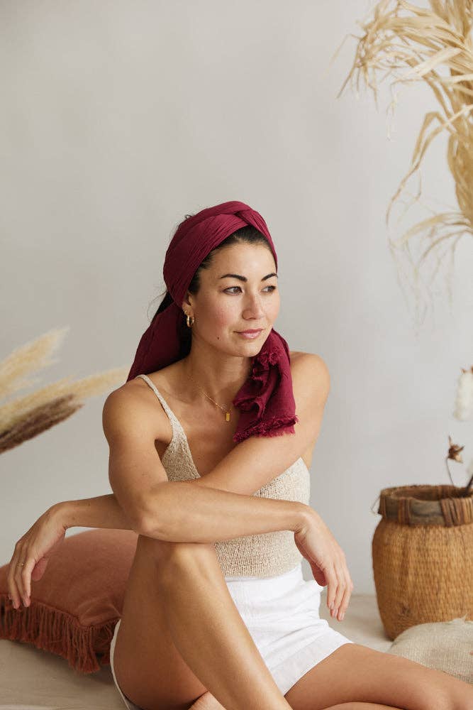 Sarong / Scarf - Wine