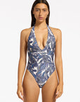 Jets - Oasis Paisley Plunge One Piece