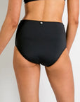 Sunseeker - Basix Retro Side Ruched Pant Black