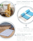 Turkish Beach Towel - Cantaloupe