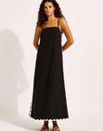 Seafolly - Beachedit Bandeau Maxi Dress Black