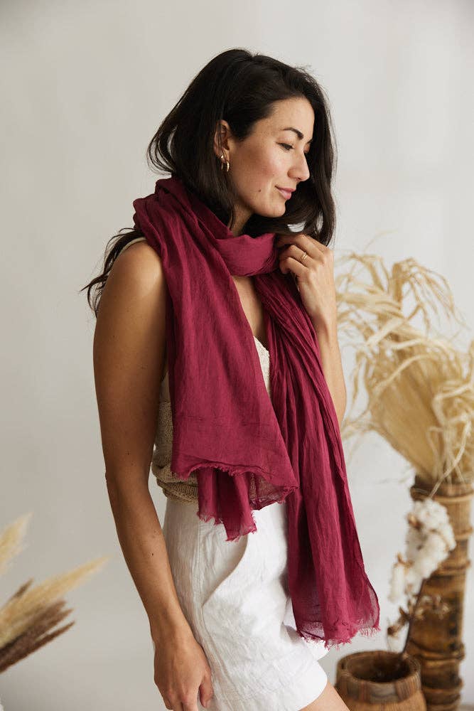 Sarong / Scarf - Wine