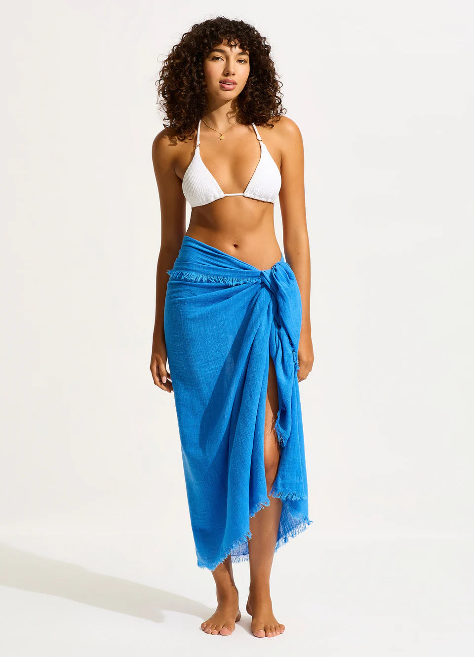 Seafolly - Essentials Textured Cotton Beach Wrap