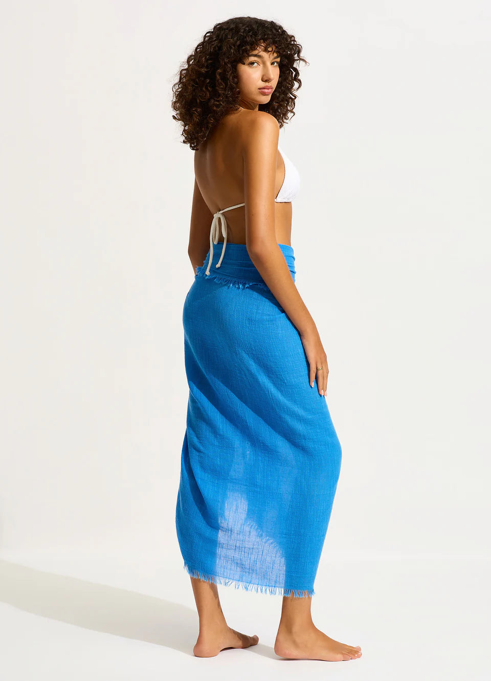 Seafolly - Essentials Textured Cotton Beach Wrap