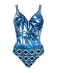 Sunflair - Blue and White Chlorine Resistant One Piece