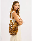 Seafolly - Carried Away Beaded Tote Bag Brown