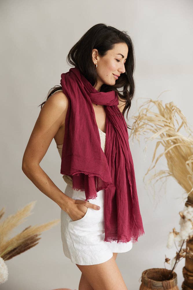 Sarong / Scarf - Wine