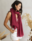 Sarong / Scarf - Wine