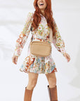 Vegan PU Leather California Crossbody - Beige