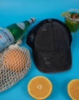 Vintage Washed Cap - Black